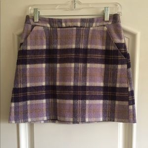 Topshop Mini Plaid Skirt